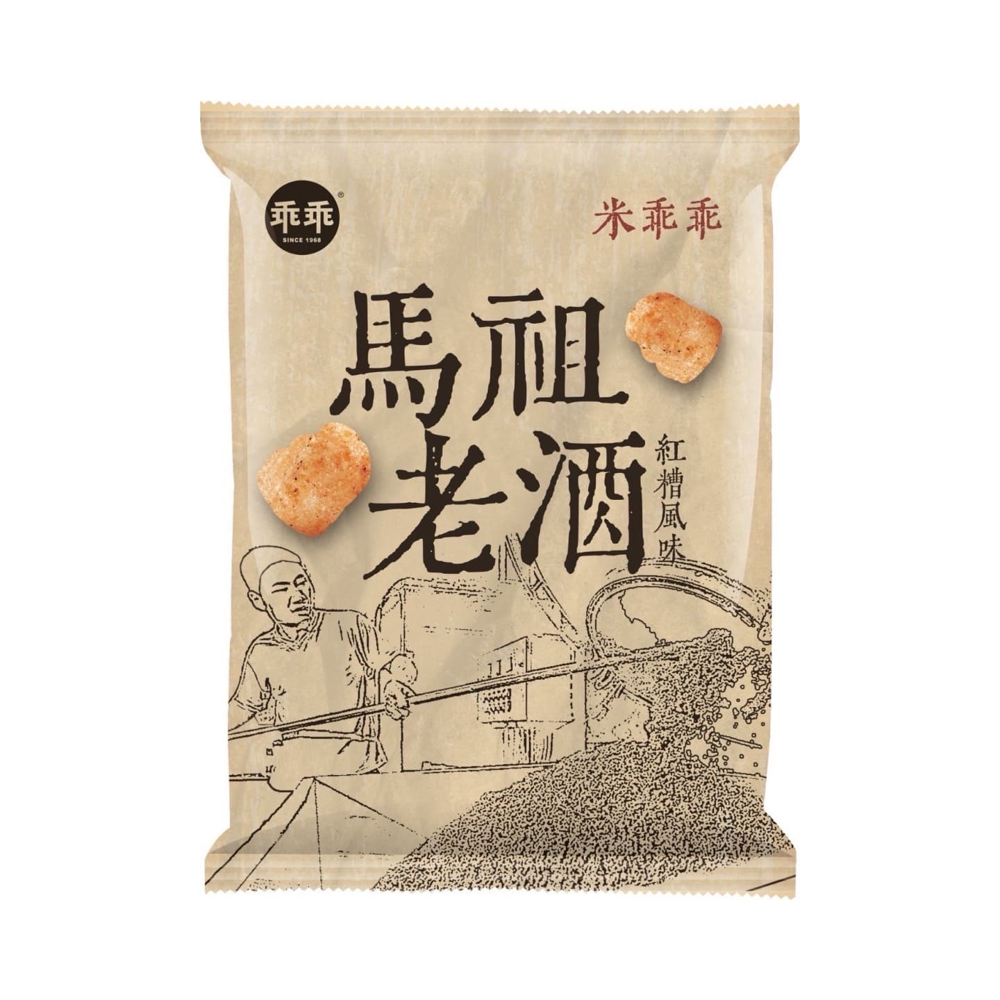 【米乖乖】馬祖老酒紅糟風味52g/包x12包/箱
