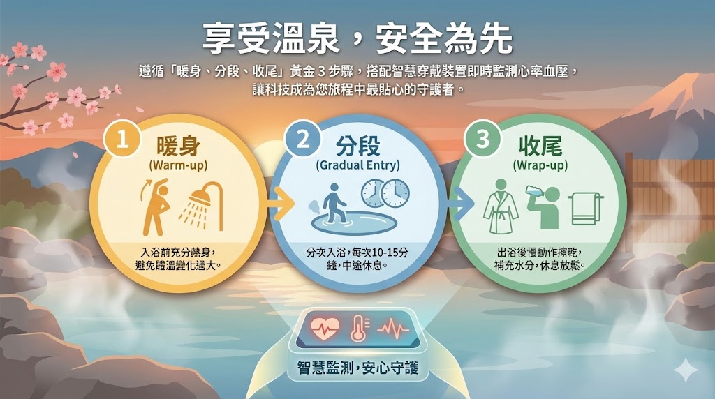 泡湯黃金三步驟
