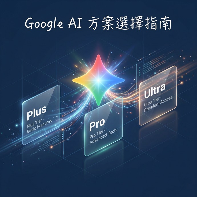 【人氣精選】2026 最新 Google AI 方案比較：Plus、Pro 與 Ultra 怎麼選