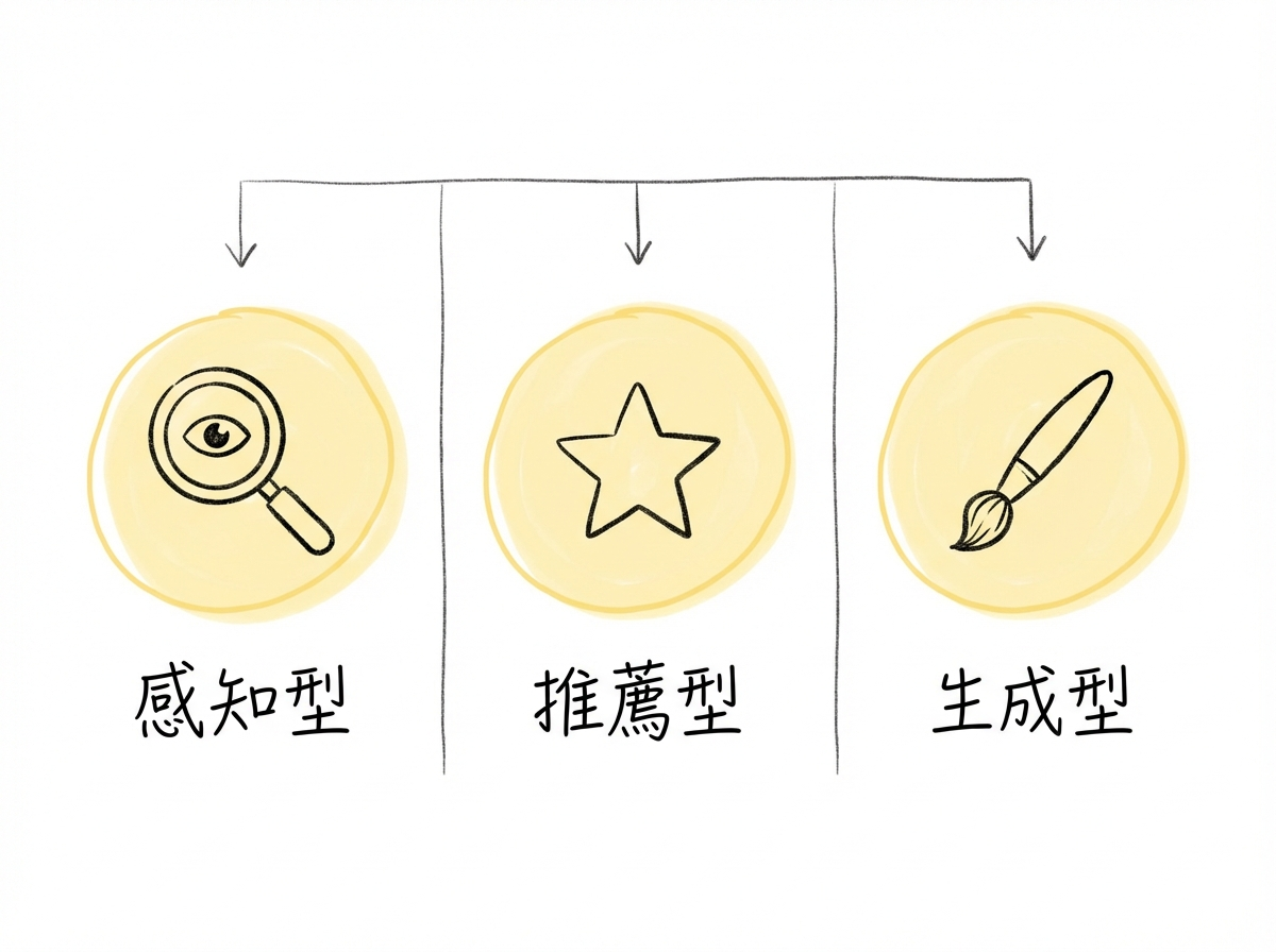 AI 的三種類型與發展概覽
